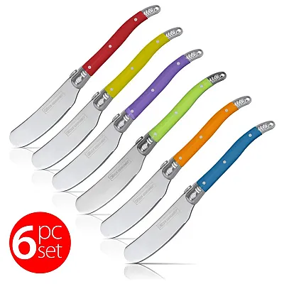 Slitzer Germany 6pc European Style Butter Knife Set-CTSZBK6