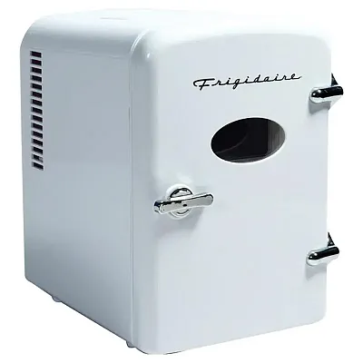 Frigidaire Efmis129-White 0.5-Cubic-Foot Retro Portable Mini Fridge (White)