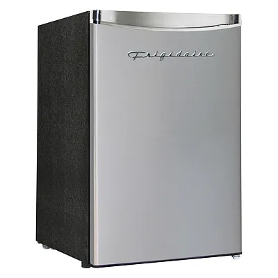 Frigidaire Efr285-B 2.5-Cu.-Ft. 65-Watt Compact Retro Platinum Stainless Steel R