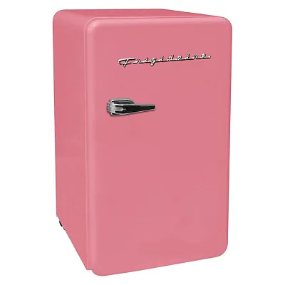 Frigidaire Efr372-B-Pink 3.2-Cu.-Ft. 60-Watt Retro Compact Refrigerator (Pink)