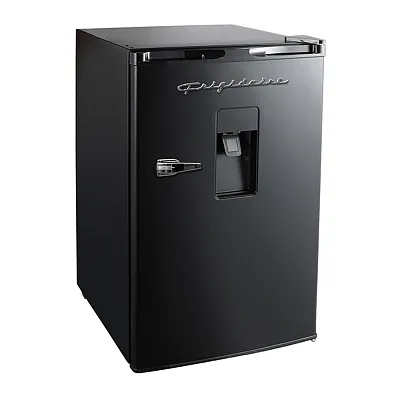 Frigidaire Efr494-Black Retro 4.5-Cu. Ft. Compact Fridge With Built-In Water Dis