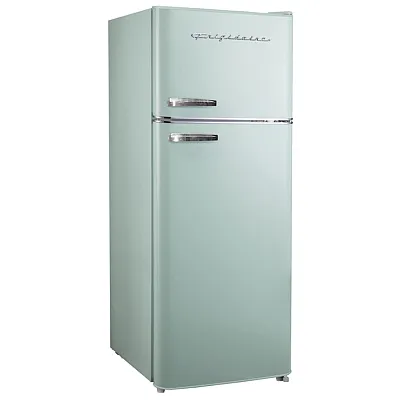 Frigidaire Efr753-Mint 7.5-Cu. Ft. 2-Door Retro Mini Fridge With Top Freezer