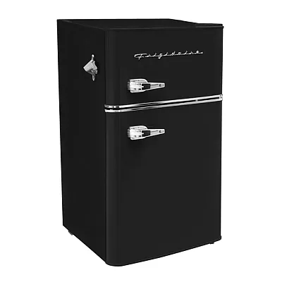 Frigidaire Efr840-Black 3.2-Cu Ft. 2-Door Retro Compact Bar Fridge With Freezer