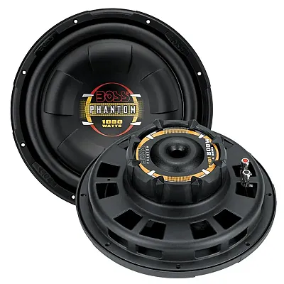 Boss 12&quot; Shallow Mount Woofer 1000W Max 4 Ohm Svc