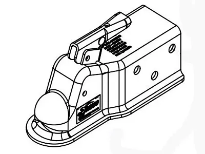 DEMCO 12925 Coupler 10000# Ez-Latch P