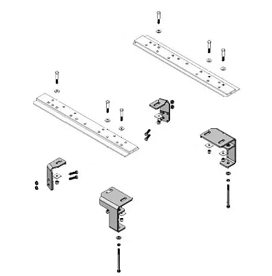 DEMCO 8553018 Frame Brackets F/2019 Ram 1500