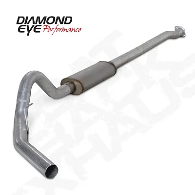 DIAMOND EYE K3336A Cat-Back 3-1/2&#039; Kit Aluminized 2017