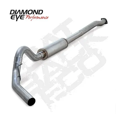 DIAMOND EYE K3338S Cat-Back Kit 4&#039; Aluminized Single F