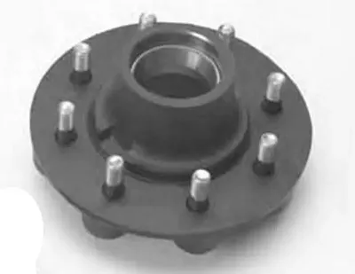 DEXTER AXLE 00839907 Hub 8K 865 Disc Brk 5/8 Grs Cups &