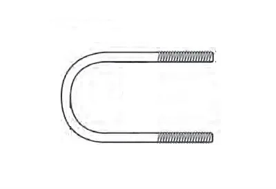 DEXTER AXLE 01106501 U-Bolt 9/16-18 7.80 Long For 3.50