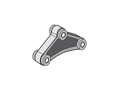 DEXTER AXLE 01312202 Equalizer Bushed De 2.88 Hi For