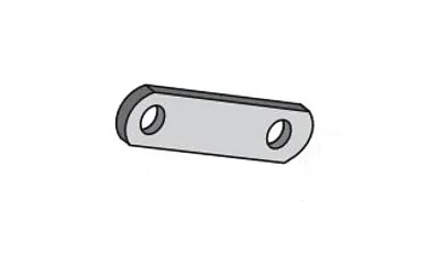 DEXTER AXLE 01801105 Shackle Link 2.25 Hl To Hl 3.5 Ovrl