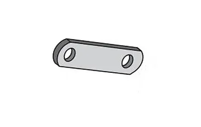 DEXTER AXLE 01802005 Shackle Link Short Black 2.25 Hole
