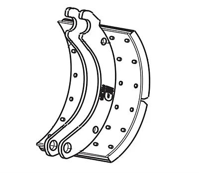 DEXTER AXLE 04032001 Shoe & Block-12 1/4 X7 1/2 Air &#039;Pq&#039;