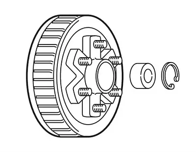 DEXTER AXLE 838880 655 Neverlube Hub And Dru