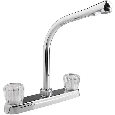 DURA FAUCET DFPK210ACP Hi-Rise Rv Kitchen Faucet