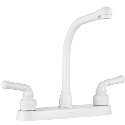 DURA FAUCET DFPK210CWT Hi-Rise Rv Kitchen Faucet