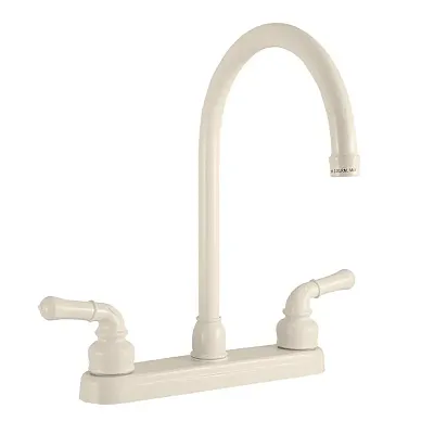 DURA FAUCET DFPK330HCB J-Spout Rv Kitchen Faucet Bisque Pa