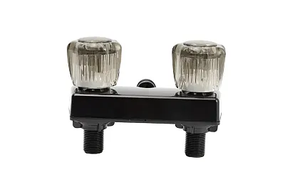 DURA FAUCET DFSA100SBK Rv Shower Faucet W/Smoked Acrylic K