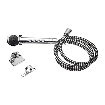 DURA FAUCET DFSA130CP Shower Head & Hose Chrome