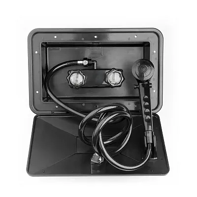 DURA FAUCET DFSA170BK Exterior Shw Box Kitblack