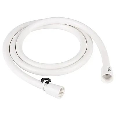 DURA FAUCET DFSA230WT 60&#039;Vinyl Shower Hose Wht