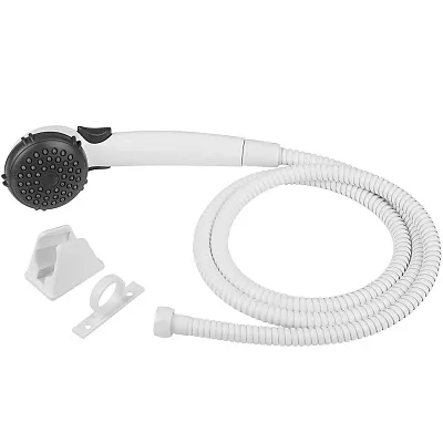 DURA FAUCET DFSA400KWT Sngl Shwr Wnd&Hose White