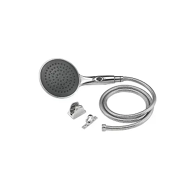 DURA FAUCET DFSA434KCP Luxury 6' Rain Shower Wand & Hose K