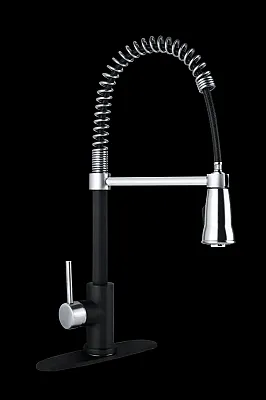 DURA FAUCET NMK504MBSN Spring Coil Pull-Down Rv Kitchen Fa