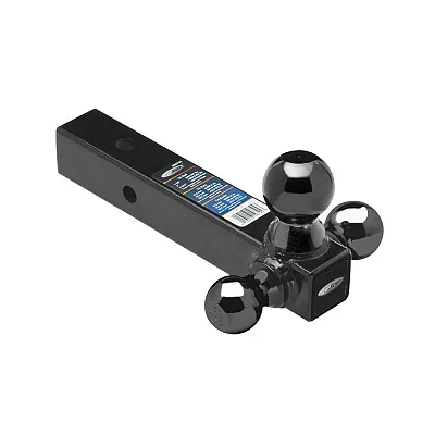 DRAW TITE 80791 Tri-Ball Ball Mount 2&#039; Sq. Solid S