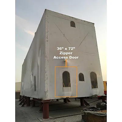 DR.SHRINK DS72 36' X 72' Zipper Access Door - Clea