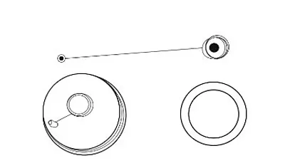DAVE CARTER 50022 Th97514 Cap Drip Cap And Nozzle