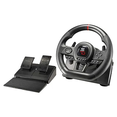 Subsonic Sa5645-Ng Superdrive Sv 650 Racing Wheel With Pedal Set And Paddles For