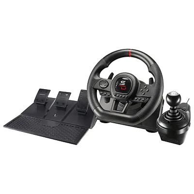 Subsonic Sa5658 Superdrive Gs 650-X Racing Wheel With Gearshift And Pedal Set Fo