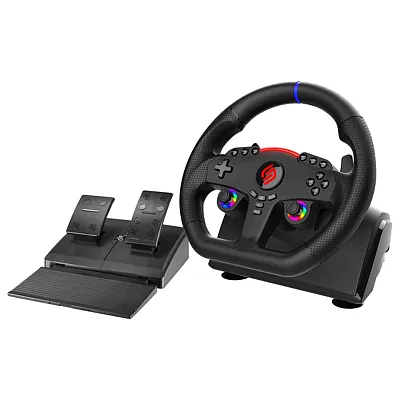 Subsonic Sa5721-2 Superdrive 270 Gt5 Racing Wheel With Pedal Set And Dual Led St