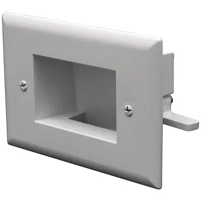 Datacomm Electronics 45-0008-Wh Easy-Mount Recessed Low-Voltage 