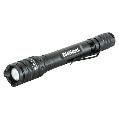 Diehard 41-6648 Led 180-Lumen Aluminum Flashlight With 3 Modes, Twist Focus, Imp