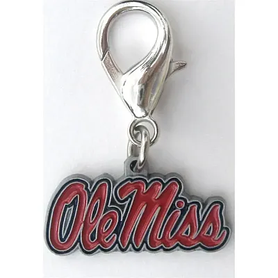 Diva-Dog Ole Miss Rebels Collar Charm