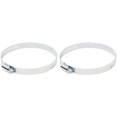Deflecto Mcx4 4" - 4-1/2" Worm Drive Clamp, 2 Pk