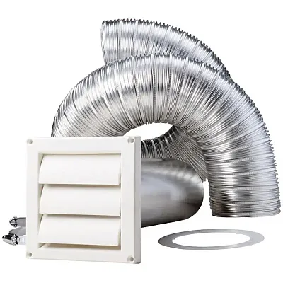 DEFLECTO SK8WF Supurr-Flex 8-ft Dryer Vent Kit