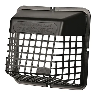 Deflecto Ubgbblk Universal Bird Guard For 4-In. Clothes Dryer Vent Or 3-In. Bath