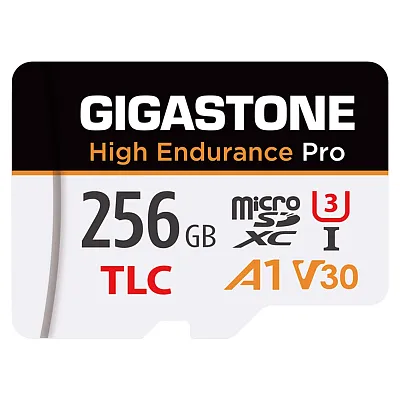 Gigastone Gs-Msd-A1V30Tlc-256Gb-R Tlc High Endurance Pro Microsd Card (256 Gb)