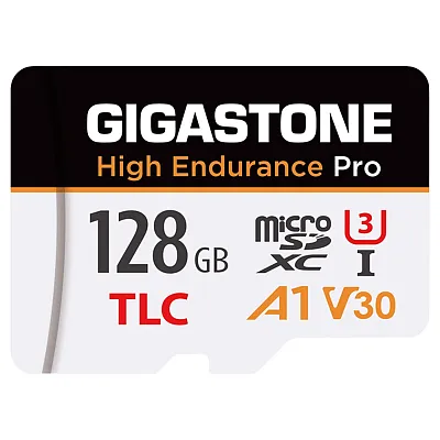 Gigastone Gs-Msd-A1V30Tlc-128Gb-R Tlc High Endurance Pro Microsd Card (128 Gb)