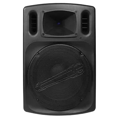 Audiopipe 15&quot; Professional Loudpeaker Bluetooth Fm Tuner Usb/Sd 