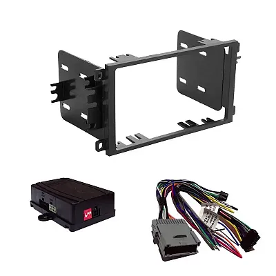 Crux Onstar Radio Replacement Interface W/ Swc Retention Video Switcher & D. Din