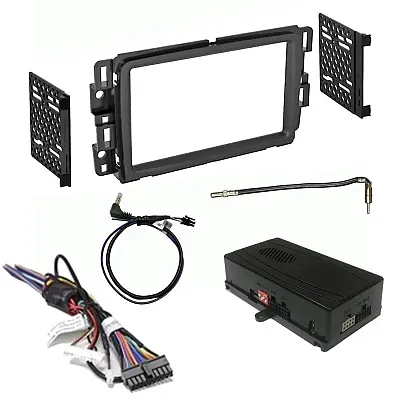 Crux Onstar Radio Replacement Interface W/ Swc Retention Video Switcher & D. Din