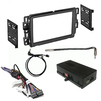 Crux Onstar Radio Replacement Interface W/ Swc Retention Video Switcher & D. Din