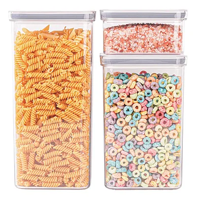 Pantrymate Fgm71142 Spacebox Rectangular Container 3-Piece Set