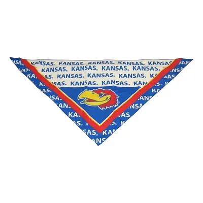Pet Goods Manufacturing Kansas Jayhawks Triangle Bandana