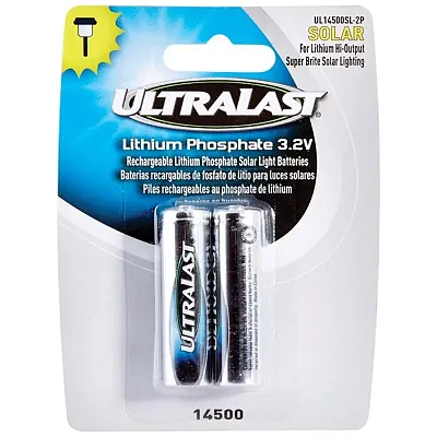 Ultralast Ul14500Sl-2P Ul14500Sl-2P 14500 Lithium Batteries For 